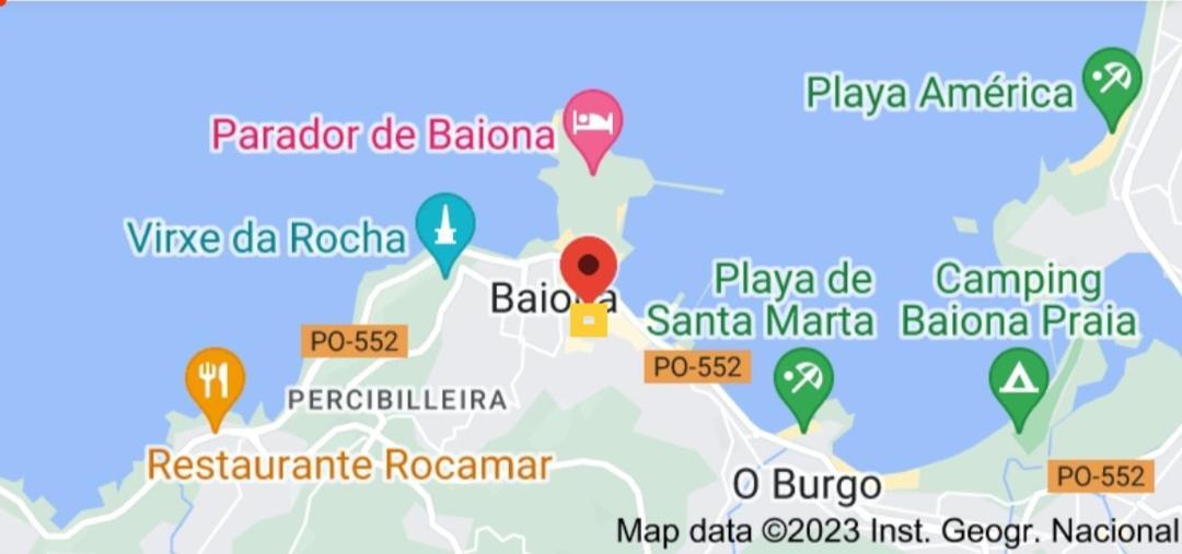 Villa Vivienda en el casco histórico de Baiona Exterior foto